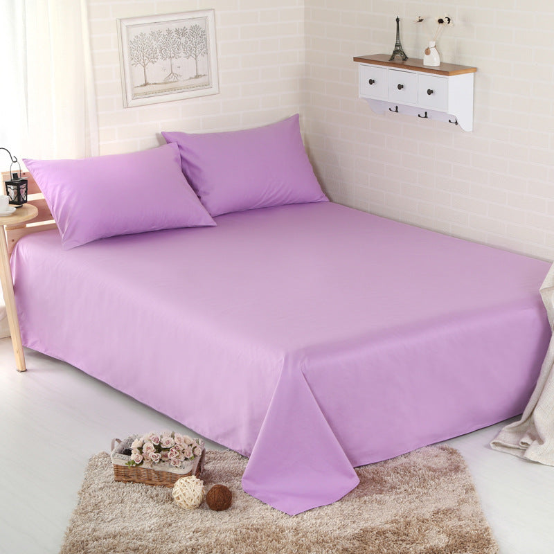 Pure Cotton Single-Piece Bed Sheets - Best Sustainable Home Decor