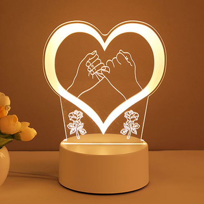 3D Acrylic LED Night Lights Lamp - Best Sustainable Home Decor