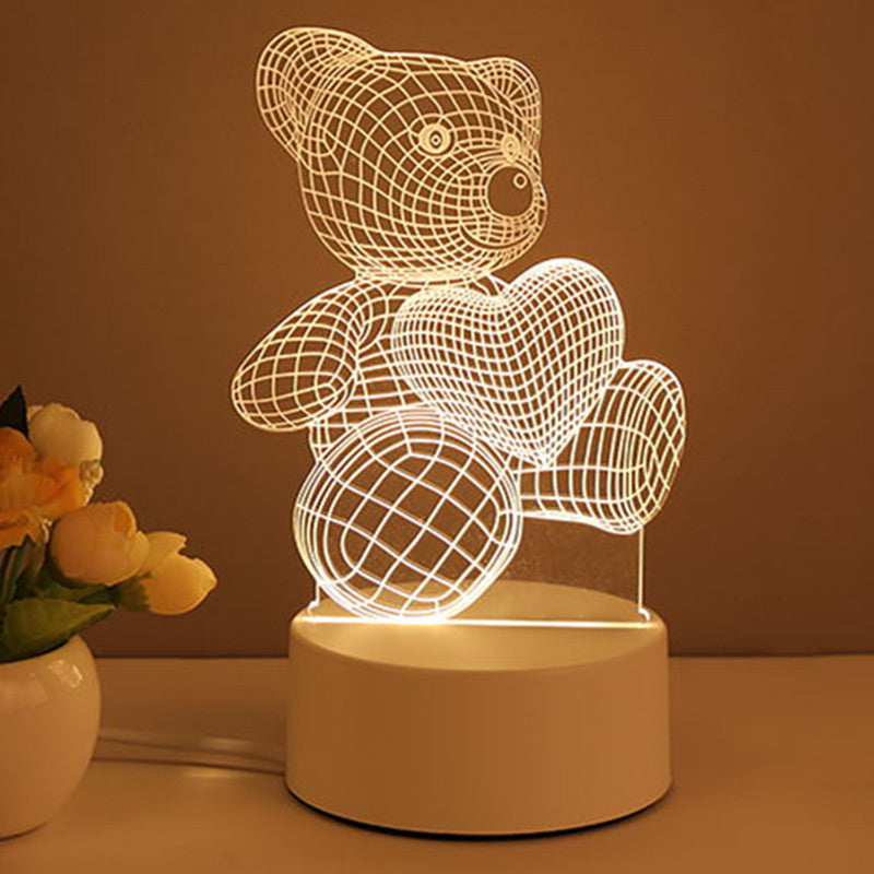 3D Acrylic LED Night Lights Lamp - Best Sustainable Home Decor