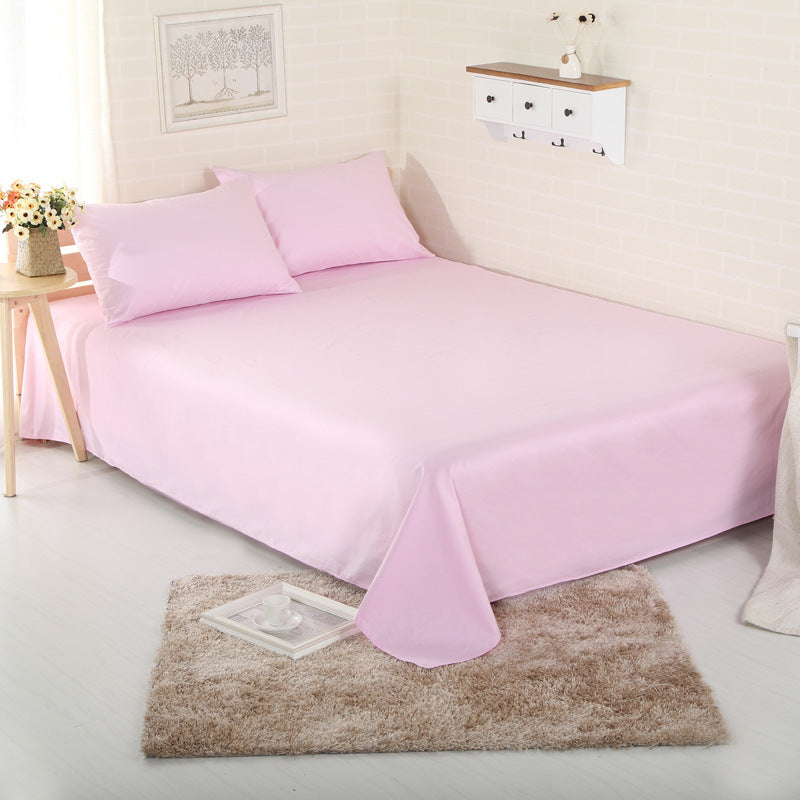 Pure Cotton Single-Piece Bed Sheets - Best Sustainable Home Decor