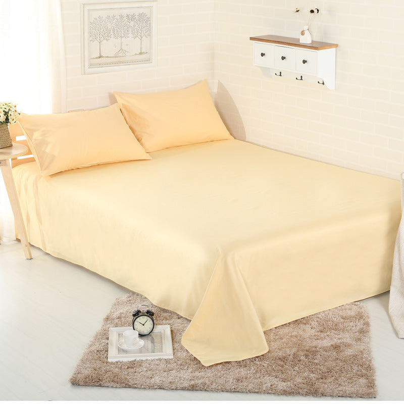 Pure Cotton Single-Piece Bed Sheets - Best Sustainable Home Decor