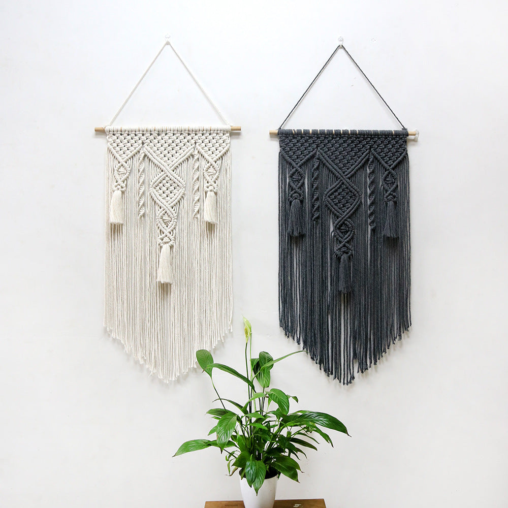 Nordic Wind Cotton Rope Woven Tapestry  Wall Hanging - Best Sustainable Home Decor