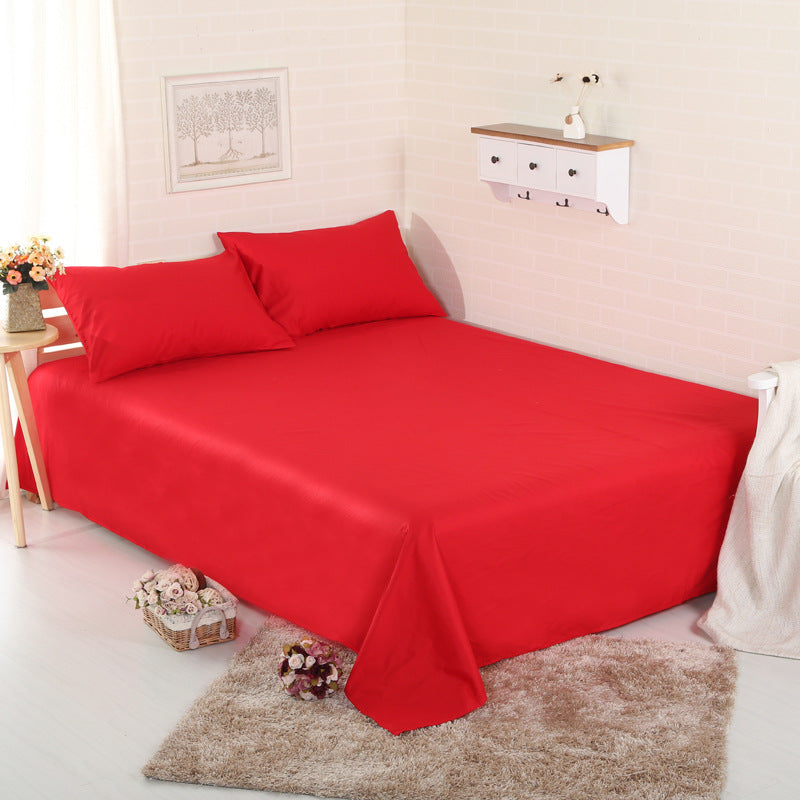 Pure Cotton Single-Piece Bed Sheets - Best Sustainable Home Decor